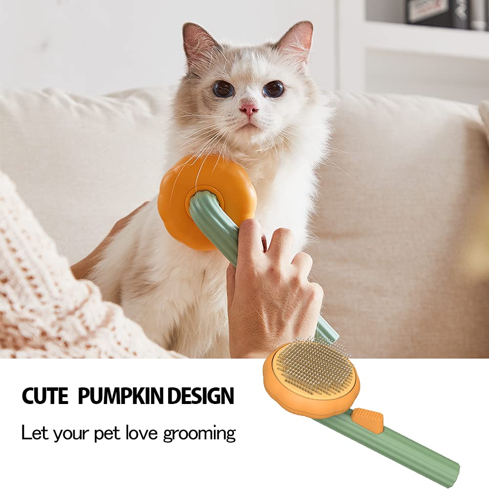 FurEase™ Self‑Cleaning Brush – Healthy, Happy Coat