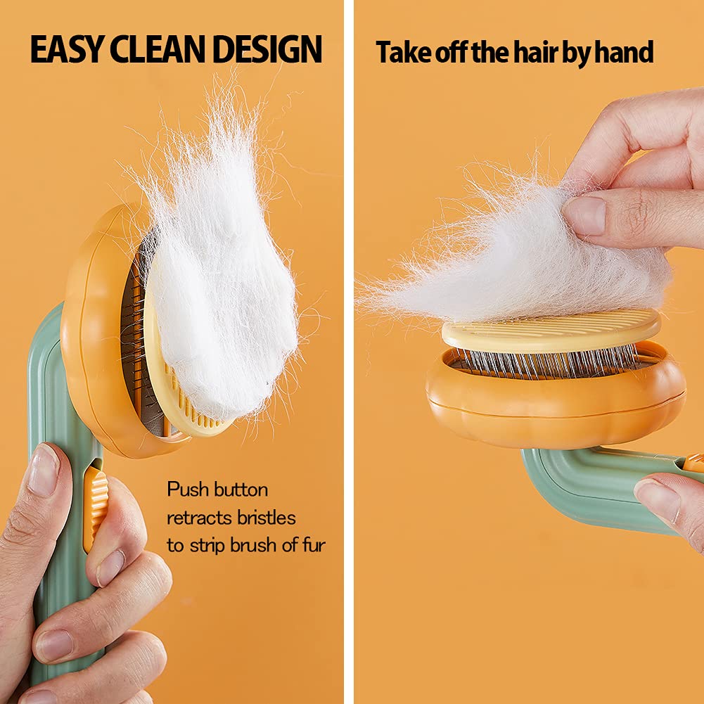 FurEase™ Self‑Cleaning Brush – Healthy, Happy Coat