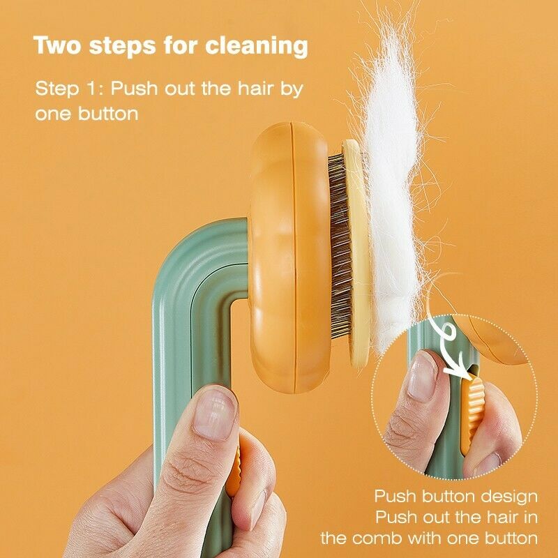 FurEase™ Self‑Cleaning Brush – Healthy, Happy Coat