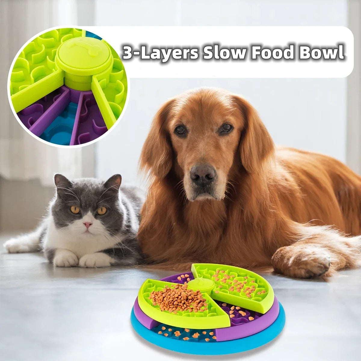 EcoPaw™ Puzzle Feeder – Fun & Safe Eating